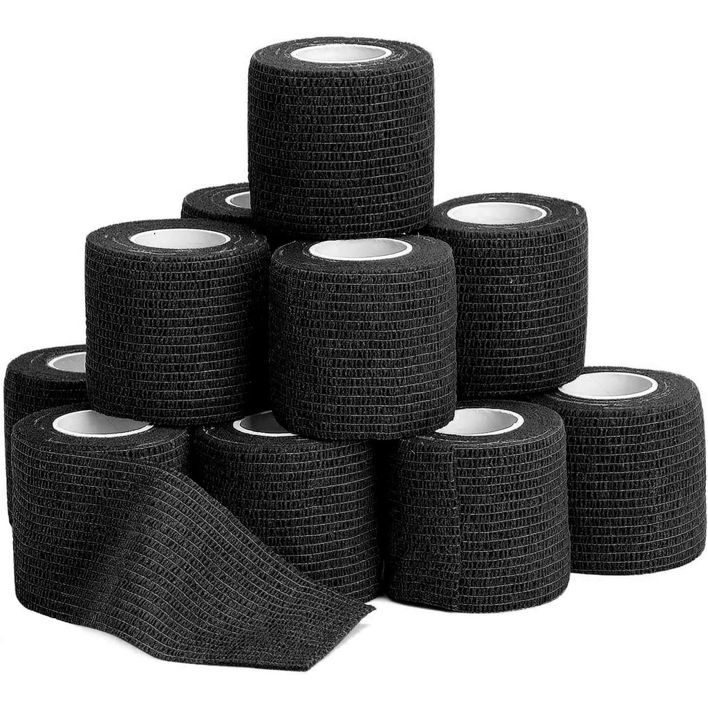 1 Roll Self-Adhesive Tape Non-woven Finger Bandage Tattoo Nail Art Tape Elastic Bandage Support Care Wraps Sports Binding Elastic Bandage Tape Roll