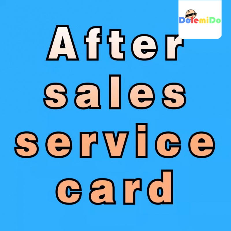 [Don't affect the delivery time] VIP brand after-sales service guarantee card delivers the best quality!