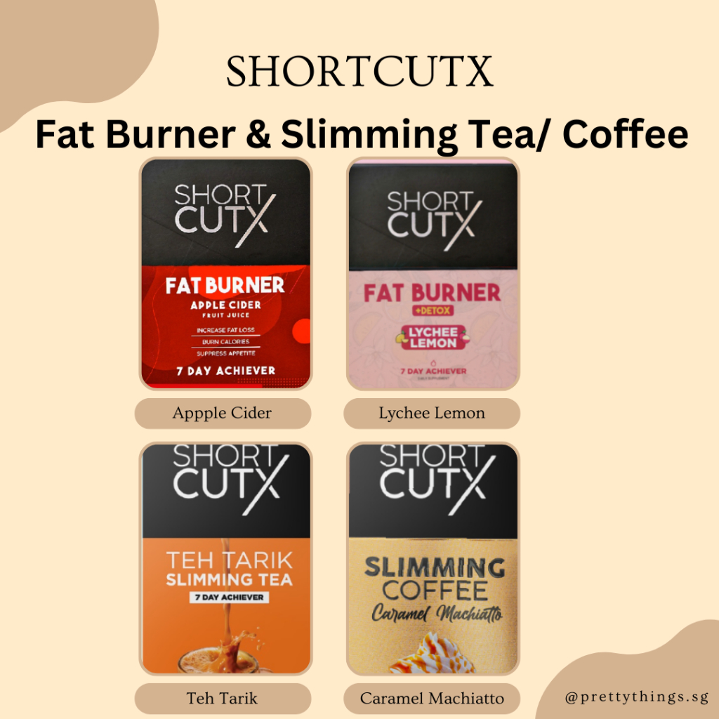 (FREE GIFT) (FREE SHIPPING) Shortcutx Apple Cider Vinegar Weight Loss Fat Burner Fruit Juice Slimming Tea Teh Tarik