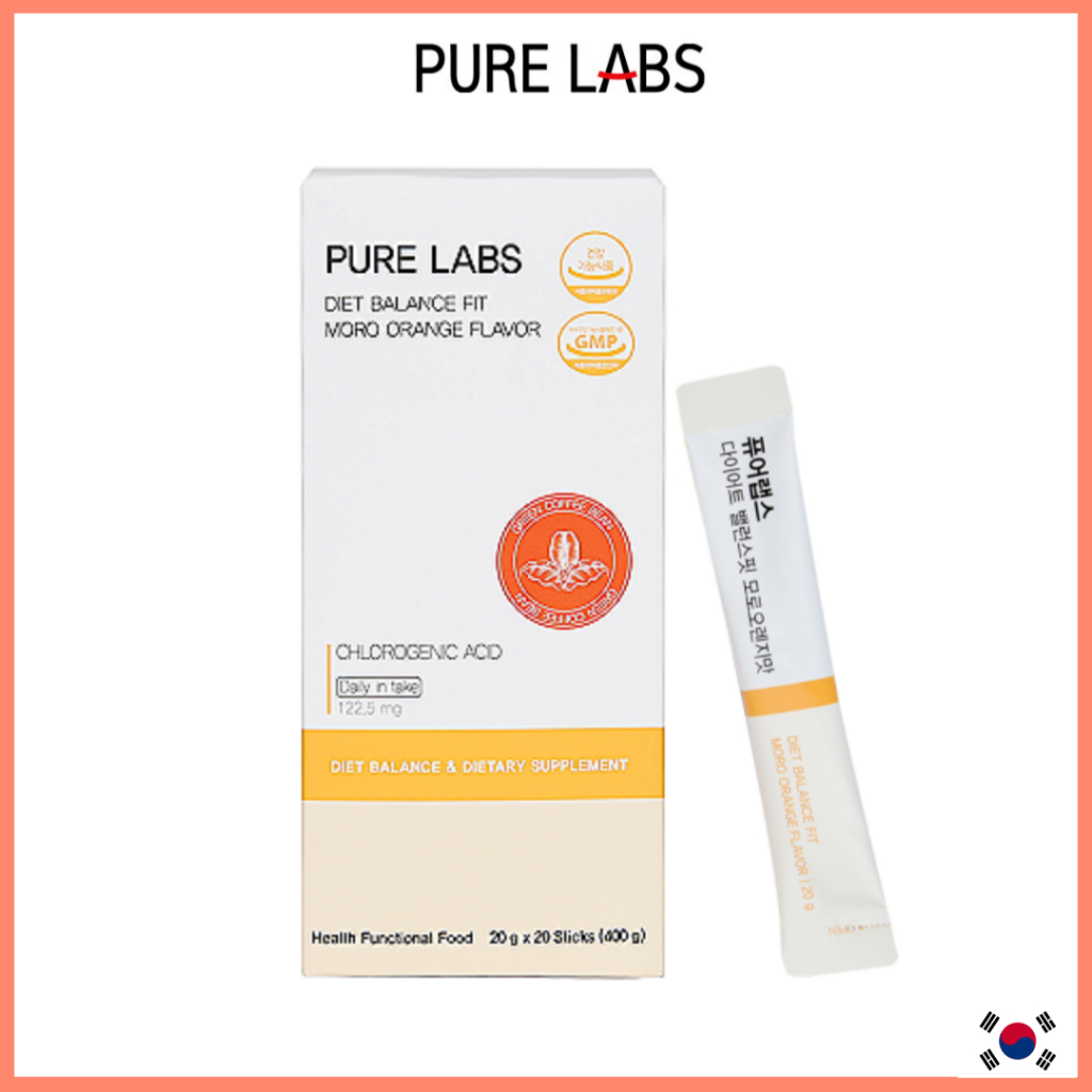 [PURELABS] Diet balance Fit Moro Orange Flavor 20g x 20ea detox body slimming fat blocker burner weight management diet supplement Korea slim fast