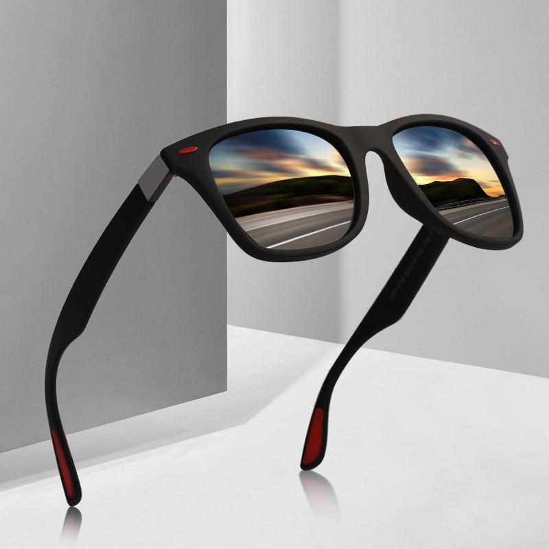 2021 Polarized Men Women Sunglasses Men's Square Sun Glasses Driving Mens UV400 Eyewear