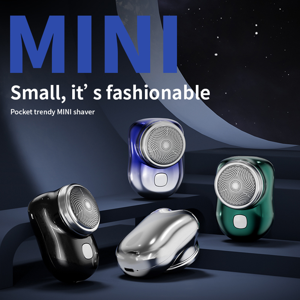 Mini-shave Portable Electric Shaver Pocket Size Hair Cutting Machine Beard Ideal Gift for Men