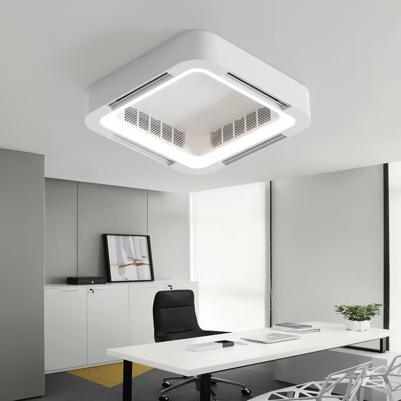 Swingable energy-saving ceiling fan, new 180° bladeless fan, ceiling fan light wireless fan