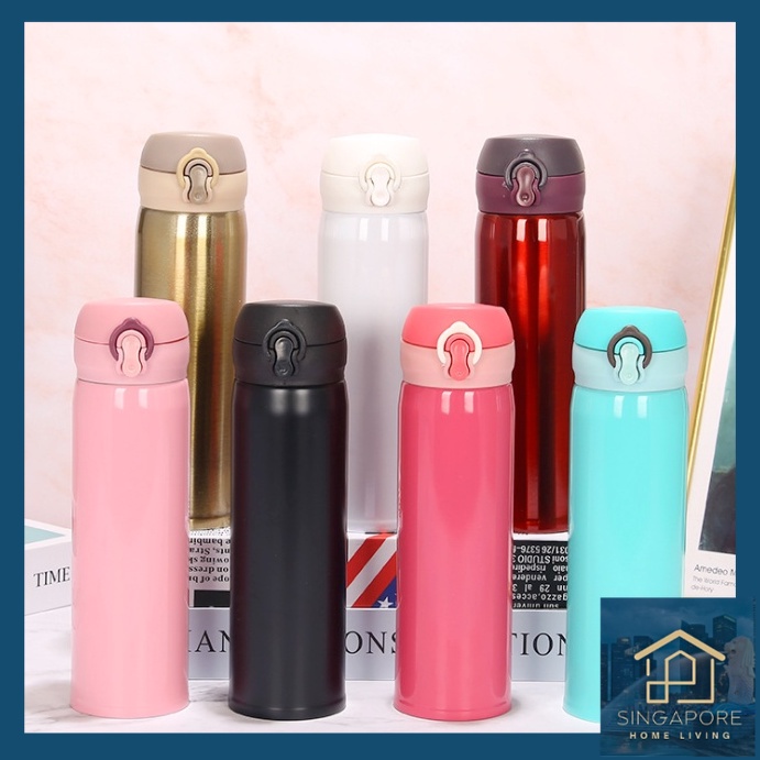 (HOT SALE?) Small Portable Thermoses Bottle For Tea Vacuum Flask Thermoses Stainless Steel Straight Cup Thermos
