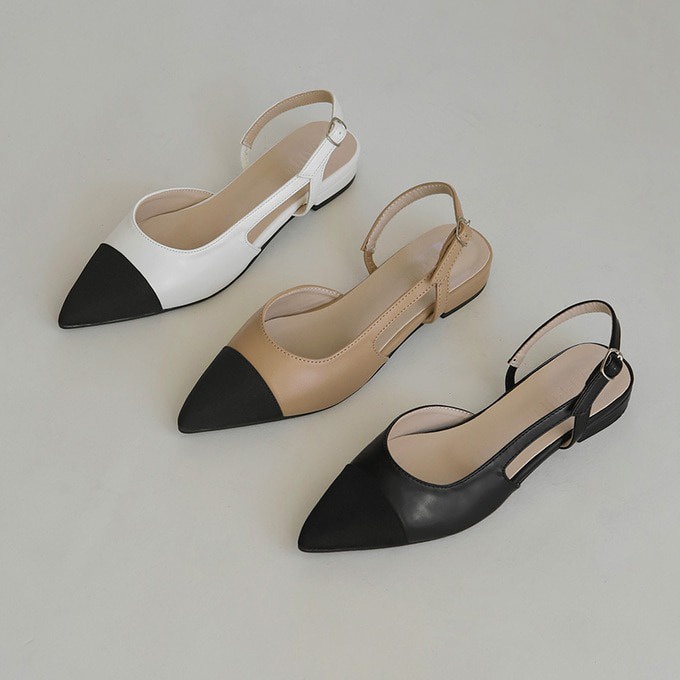 [SAPPUN] Dalia Slingback Flats (2cm)