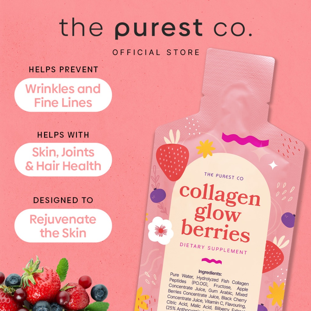 Purest Co Collagen Glow Berries 5500mg (Skin Glow & Firming)