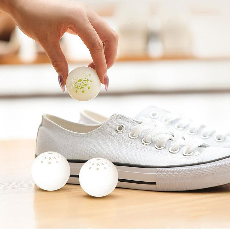 6PCS shoe cabinet deodorizer balls for odor removal, long-lasting fragrance retention, wardrobe deodorizer balls for odor removal